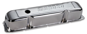 Moroso 68181 fits Mopar 361-440 Valve Cover - w/Baffles - Stamped Steel Chrome P