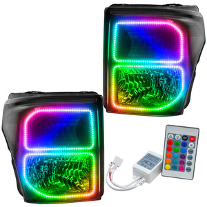 ORACLE Lighting 8159-504 Oracle 11-16 fits Ford F250/350 LED HL - Blk - ColorSHIFT w/ Simple Controller