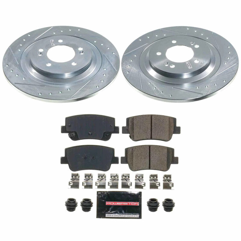 Power Stop K9245 2023 fits Hyundai Sonata Rear Z23 Evolution Brake Kit
