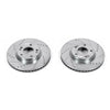 PowerStop fits Hyundai 07-09 Santa Fe Front Evolution Drilled & Slotted Rotors -