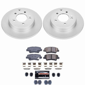 Power Stop 09-11 Hyundai Azera Rear Z23 Coated Brake Kit