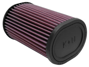 K&N Engineering RU-1390 K&N Filter Universal Rubber Oval Straight 4.5in OL x 3.75in OW x 7in Height 20 Degree Angle