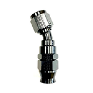 Fragola 683006B-6QD -6AN Real Street x 30 Degree 3/8 EFI Quick Disconnect Hose End Black
