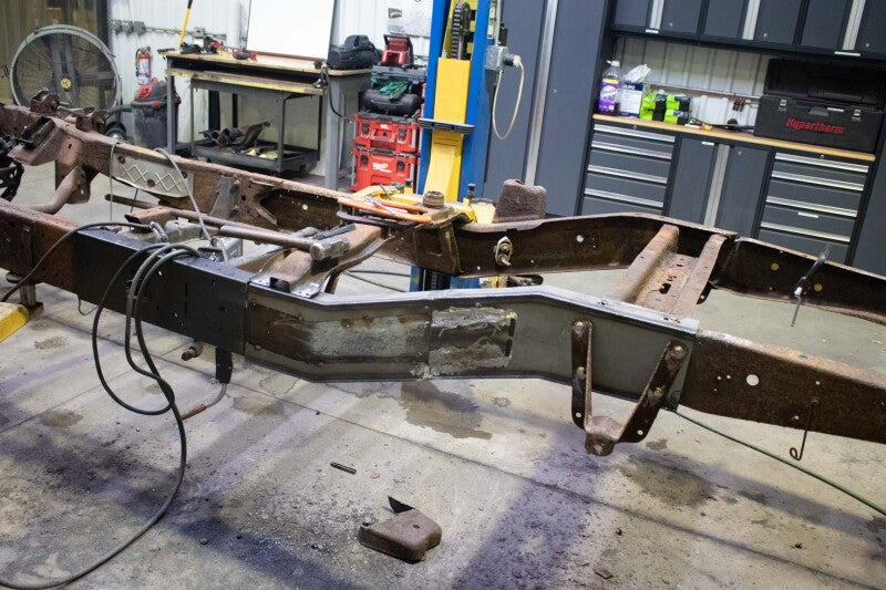 RustBuster RB7003L Leaf Spring Frame Section Left Side