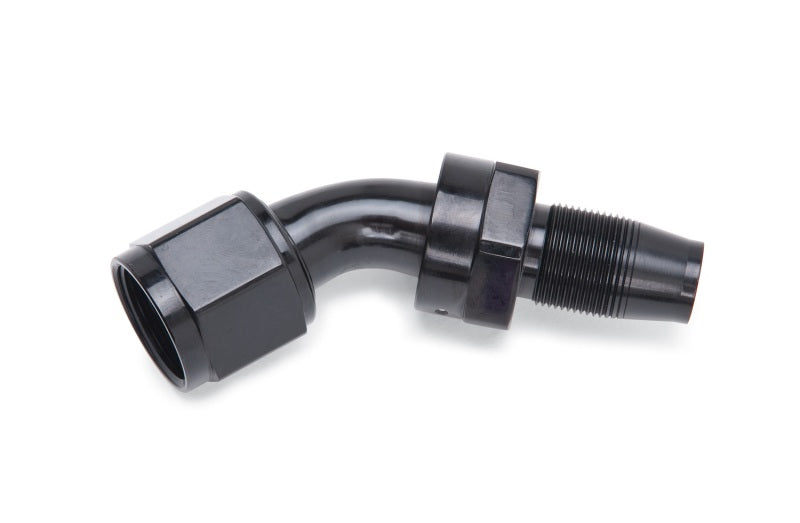 Russell 615103 Performance -8 AN 45 Degree Hose End Without Socket - Polished and Black