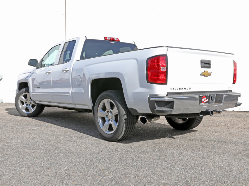 AFE 49-34132-P  XV 3in 304SS CB Exhaust w/ Cutout 14-19 fits GM Trucks 4.3/5.3L