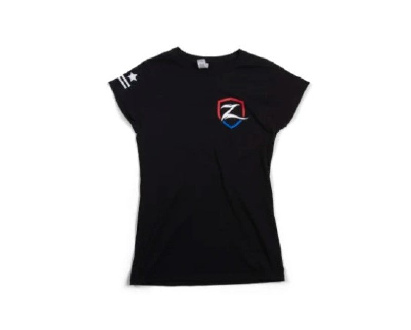 Zone Offroad ZONU91642XL Black Premium Cotton T-Shirt w/ Patriotic Zone Logos - Womens - 2XL