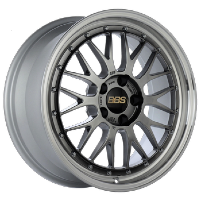 BBS LM080DBPK LM 18x8 5x114.3 ET40 Diamond Black Center / Machined Lip Wheel -82mm PFS/Clip Required