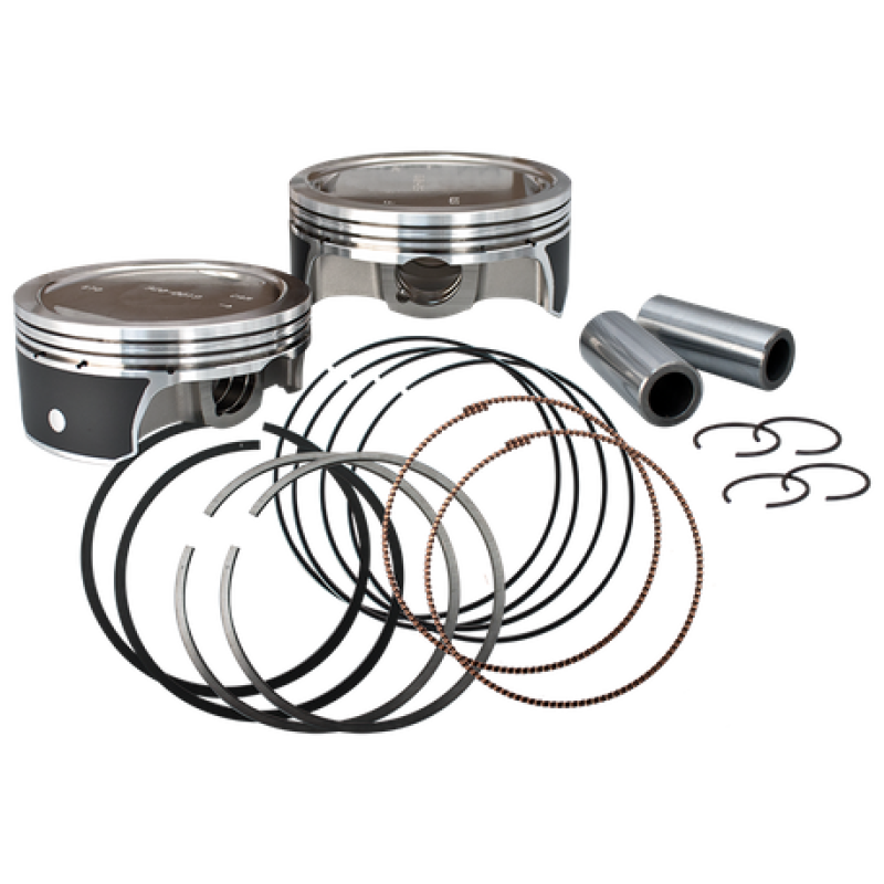S&S 920-0050 Cycle 2007+ BT 4-1/8in DD Piston Set - .020in