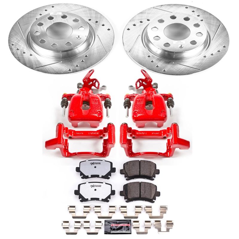 PowerStop fits Volkswagen Golf Rear Z26 Street Warrior Brake Kit w/Calipers