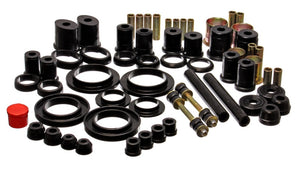 Energy Suspension 4.18121G 99-04 fits Ford Mustang Black Hyper-flex Master Bushing Set