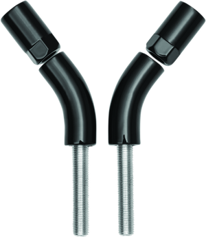 Kuryakyn 1216 Mirror Stem 3in Outward Extenders Black