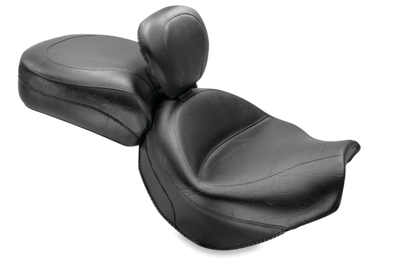 Mustang 79371 fits Kawasaki 04-10 Vulcan 2000 Classic,LT Standard Touring 2PC Seat w/Driver Backrest - Black