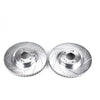 PowerStop fits Hyundai Genesis 09-14 Front Evolution Drilled & Slotted Rotors -