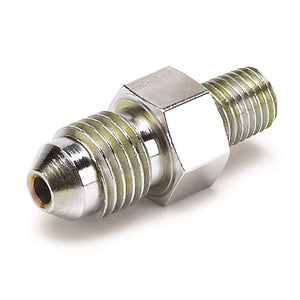 AutoMeter 3275 Autometer Fitting Adapter -4AN Male to 1/16in NPT Male for fits Ford Fuel Rail