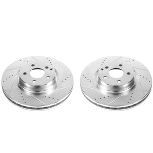 PowerStop fits Mercedes-Benz 07-09 E350 Front Evolution Drilled & Slotted Rotors