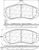 StopTech 308.1104 Street Brake Pads