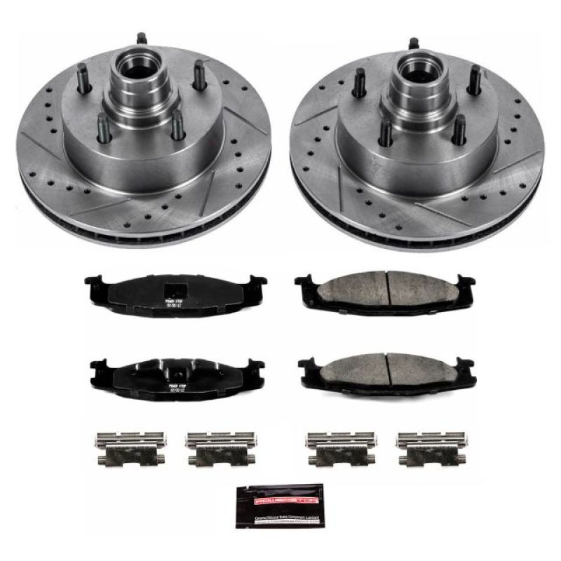 PowerStop K1831 fits Ford 94-01 E-150 Front Z23 Evolution Sport Brake Kit