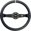 OMP OD0-1950-071 Rally Dished Steering Wheel 350mm - Large Leather (Black)