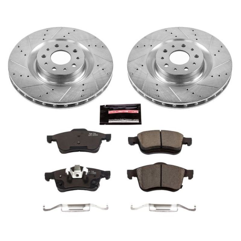 PowerStop K6840 fits Fiat 14-19 500L Front Z23 Evolution Sport Brake Kit