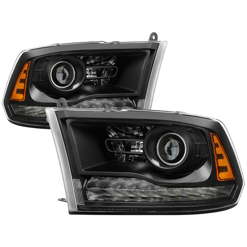 xTune 9040238 fits Dodge Ram 13-17 ( w/ Factory Projector LED) Projector Headli