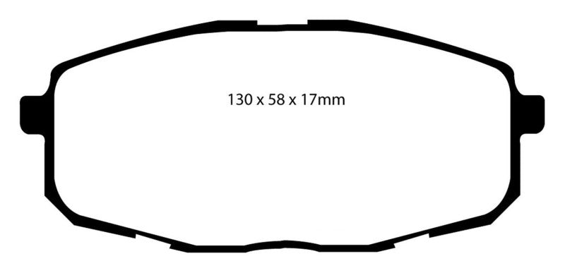 EBC DP21562 fits Hyundai 09-12 Elantra 2.0 Touring Greenstuff Front Brake Pads