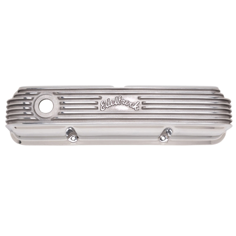 Edelbrock 4162 Valve Cover Classic Series fits Ford 1958-1976 FE V8 Polshed
