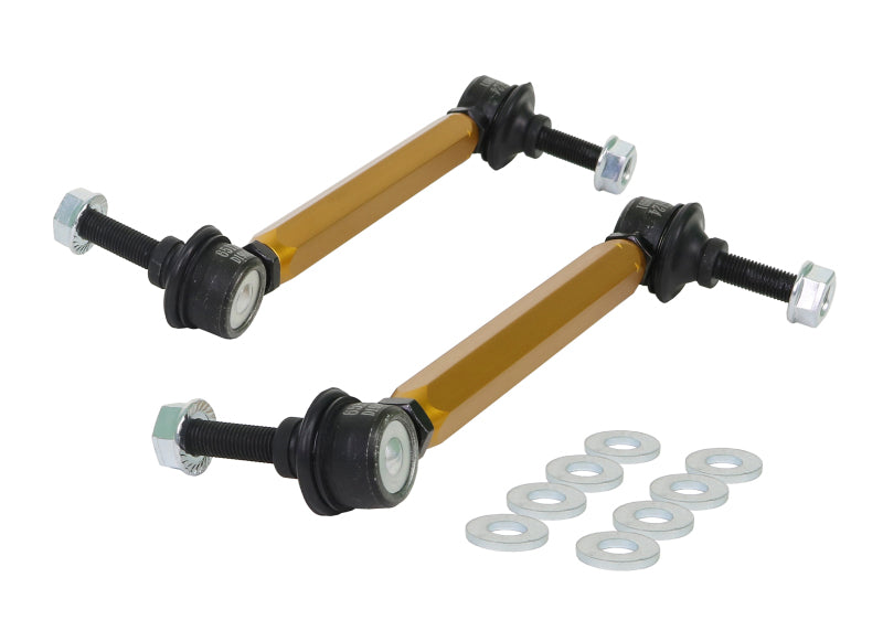 Whiteline KLC140-235 Universal Swaybar Link Kit-Heavy Duty Adjustable 10mm Ball Joint