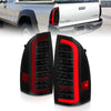 ANZO 311428 fits Toyota 05-15 Tacoma Full LED Tail Lights w/Light Bar Sequential Black Housing Smoke Lens