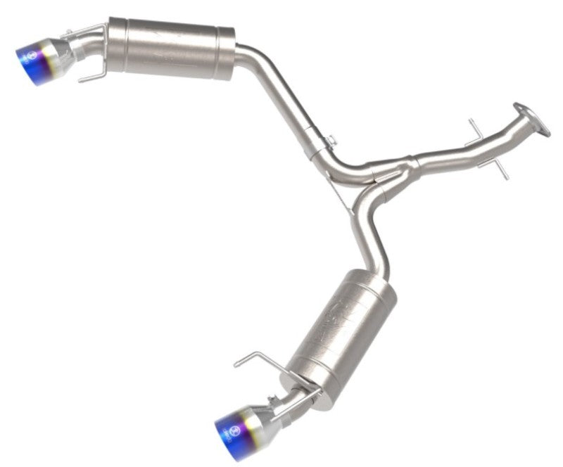 AFE 49-36055-L Takeda 06-13 fits Lexus IS250/IS350 SS Axle-Back Exhaust w/ Blue
