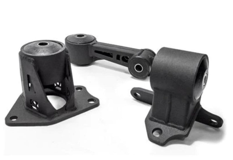 Innovative 10950-75A 09-13 fits Honda FIT/JAZZ L-Series Black Steel Mounts 75A Bushings