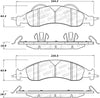 Stoptech 308.1278 Street Brake Pads