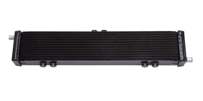 Edelbrock 15406 Heat Exchanger Single Pass Dual Row 22 000 Btu/Hr 26 5In W X 5In H X 2 62In D Black