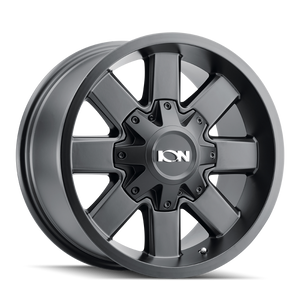 ION Wheels 141-2981B18 ION 141 20x9 / 8x165.1 BP / 18mm Offset / 125.2mm Hub Satin Black Wheel