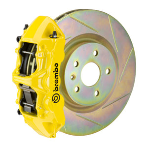 Brembo 1N5.8001A5 Brembo 10-15 fits Camaro V6 Front GT BBK 6 Piston Cast 355x32 1pc Rotor Slotted Type-1- Yellow