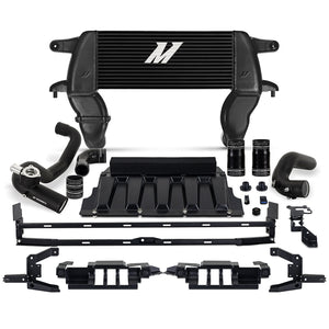 Mishimoto MMINT-BR23-21HKBKBK 21+ fits Bronco 2.3L High Mount INT Kit BK Core BK Pipes