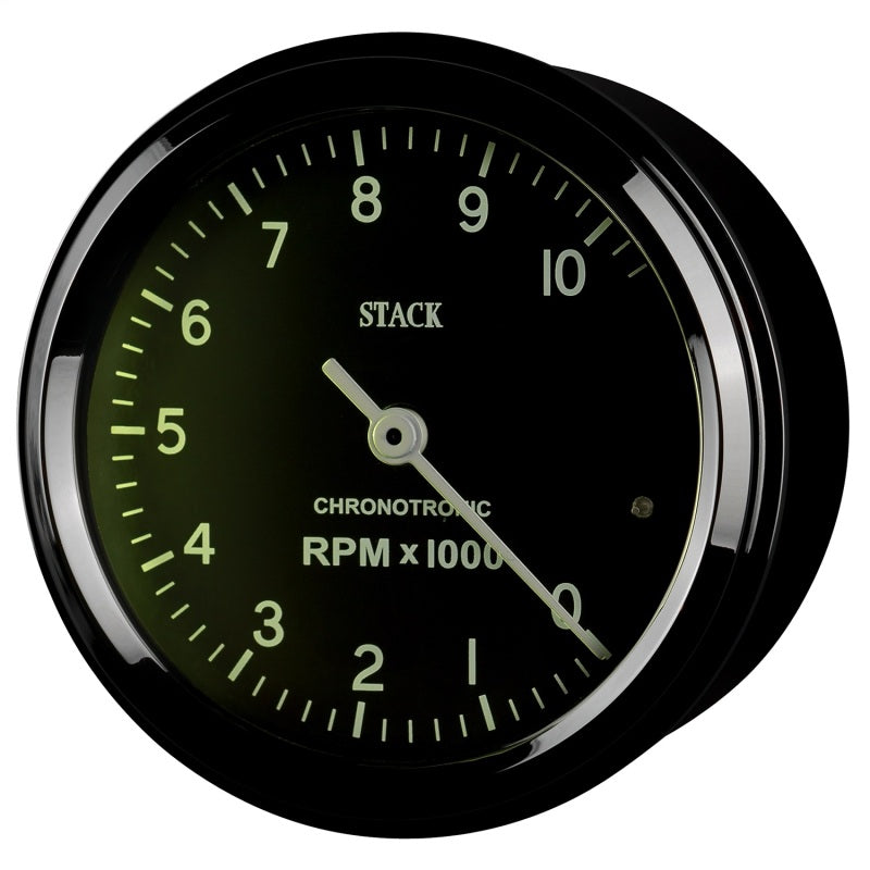 AutoMeter ST901096 Chronocentric Tachometer - 80mm Blk - 0-10K RPM
