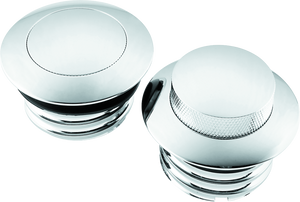 Bikers Choice 493060 82 Up W/Dual Cap Chrome Pop Up Billet Gas CapSet