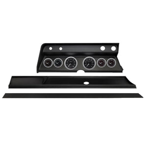 AutoMeter 2931-15 Autometer Chrono Chrome Direct Fit Dash Kit 1966 fits Chevy Chevelle (2 x 3-3/8in. / 4 x 2-1/16in.)