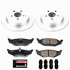 Power Stop 95-00 Chrysler Cirrus Rear Z23 Coated Brake Kit