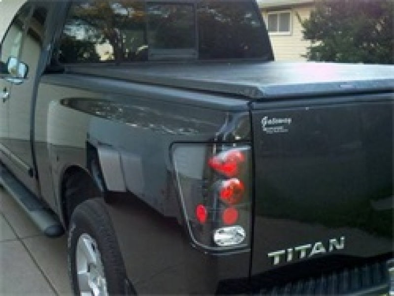 Spyder 5007025 fits Nissan 04-14 Titan Euro Style Tail Lights Black ALT-YD-NTI0