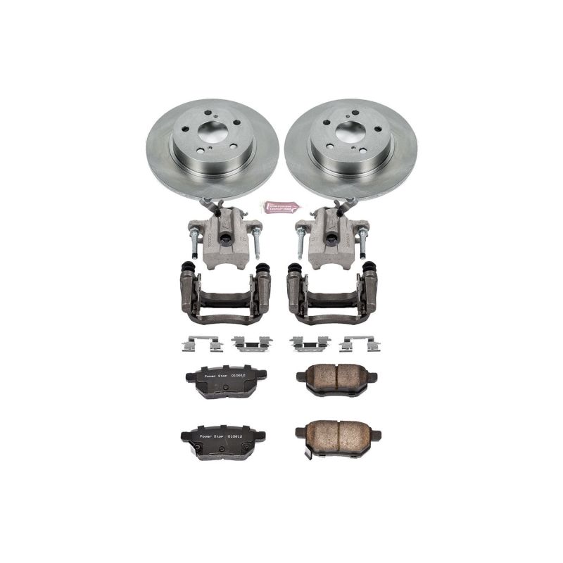 PowerStop KCOE6097 fits Scion 11-16 tC Rear Autospecialty Brake Kit w/Calipers