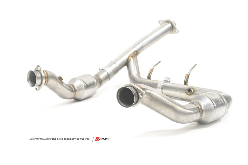 AMS AMS.32.05.0001-1 Performance 2015+ fits Ford F-150 3.5L Ecoboost (Excl Raptor) Federal EPA Compliant Catted Downpipe