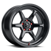 Kansei K14B Roku 18x9.5in / BLANK BP / 38mm Offset / 66.56mm Bore - Gloss Black