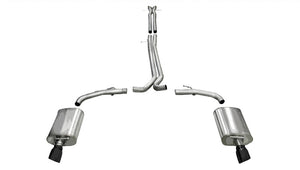 CORSA Performance 14315BLK Corsa 2010-2019 fits Ford Taurus SHO 3.5L V6 Turbo Sport Cat-Back Exhaust w/ Dual 4in Black Tips