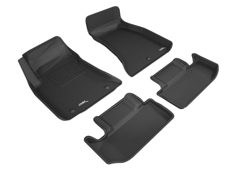 3D MAXpider 2017-2020 fits Honda Ridgeline Kagu 3rd Row Floormats - Gray