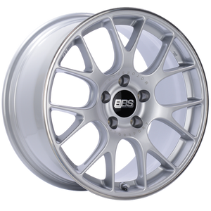 BBS CH146SPO CH-R 18x8.5 5x112 ET38 Brilliant Silver Polished Rim Protector Wheel -82mm PFS/Clip Required