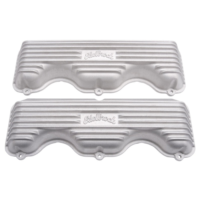 Edelbrock 41409 Valve Cover Classic Series fits Chevrolet W 348/409 CI V8 Satin