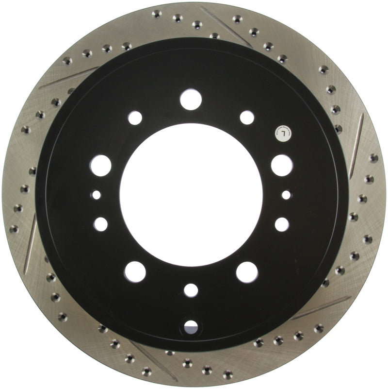 Stoptech 127.44157L Slotted & Drilled Sport Brake Rotor