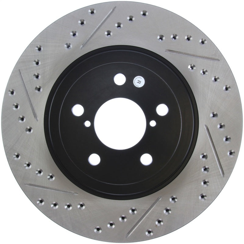 Stoptech 127.47021R Slotted & Drilled Sport Brake Rotor